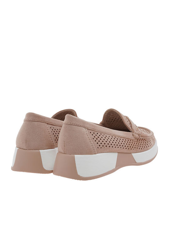 Women's Loafers in Beige Colour
