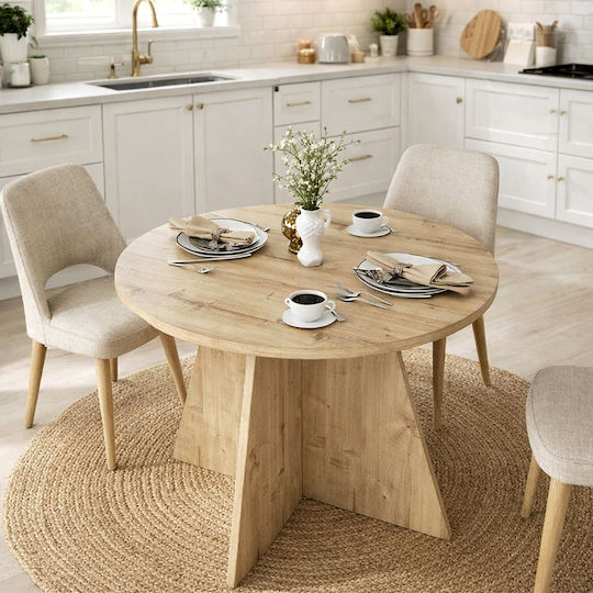 Tailor Τραπεζαρίας Sapphire Oak 100x100x75.7εκ. Tailor Τραπεζαρίας Sapphire Oak 100x100x75.7εκ.