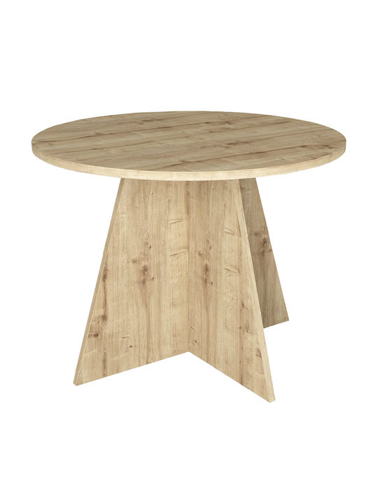 Tailor Трапезна Маса Дървена Sapphire Oak 100x100x75.7см