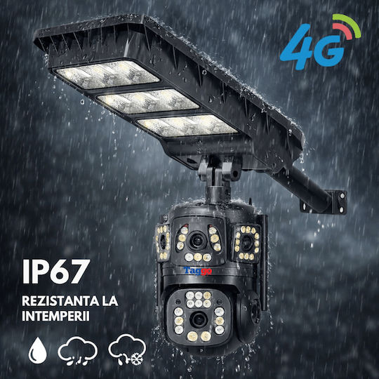 Taggo TAGGO-PRO-L20 Cameră de Supraveghere IP 4G 4K Impermeabilă cu Baterie cu Comunicare Bidirecțională și Obiectiv 2.8mm