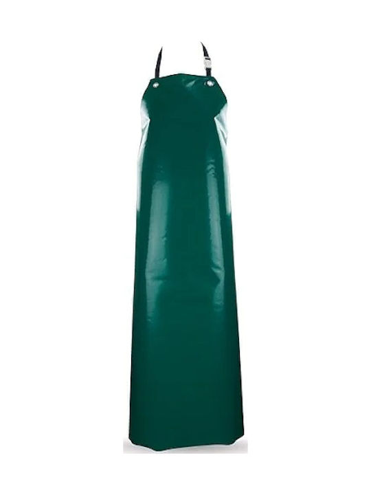 Șorț De Lucru Impermeabil Rezistent Flexibil Pvc Polyester Verde 85x130cm Galaxy Master
