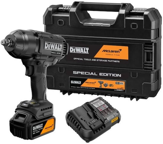 DEWALT McLaren DCF99MP2T Brushless Μπουλονόκλειδο Μπαταρίας 18V 2x5Ah με Υποδοχή 1/2"