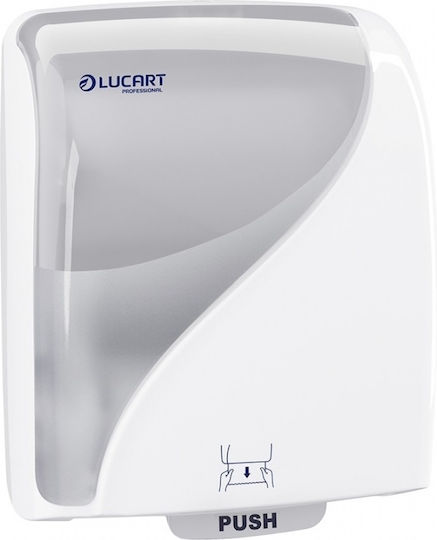 Lucart Επιτοίχια Συσκευή Χαρτί Ρολό Autocut Cardboard Core Λευκό Identity Id 155 25-892990
