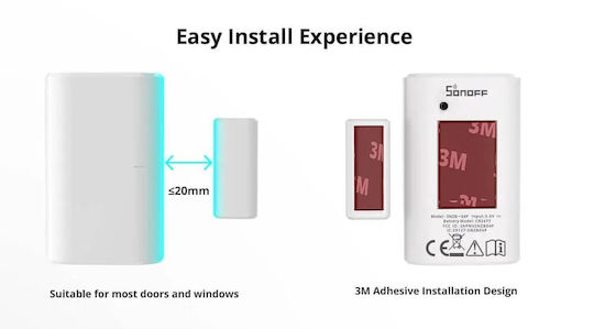 Sonoff Ασύρματος Αισθητήρας Επαφής ZigBee