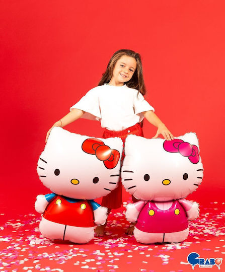 25″ Μπαλόνι Hello Kitty Φούξια Φόρεμα