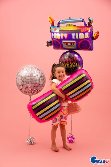 Μπαλόνι Neon Happy Birthday 18''
