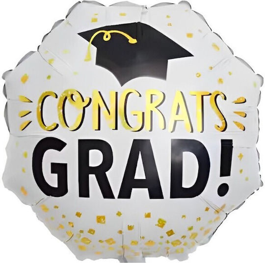 18" Μπαλόνι Αποφοίτησης Οκτάγωνο Congrats Grad