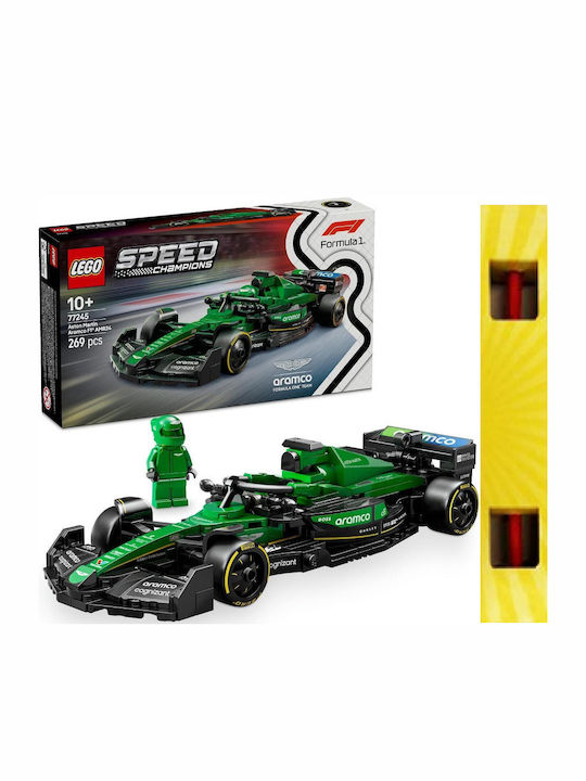 Lumânare De Paște Cu Jucărie Speed Champions F1 Racing Car Aston Martin Armaco Pentru Vârsta 10+ Ani LEGO
