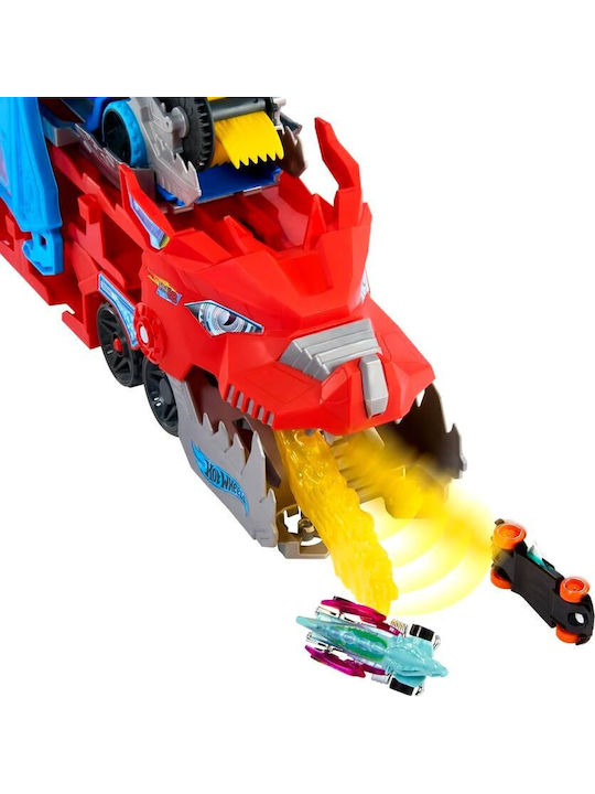 Lumânare De Paște Cu Jucărie Ultimate Dual Dragon Transporter Camion Pentru 4+ Ani Hot Wheels