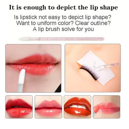 Professional Set with Make Up Brushes for Lips 50 Pieces