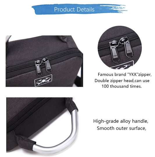 Black Controller Carrying Bag for DJI Mavic Air / Air 2 30x22x8.5cm