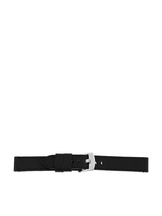 Steinmeister Leather Strap Black 24mm