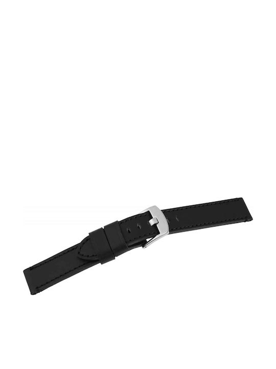 Steinmeister Leather Strap Black 24mm