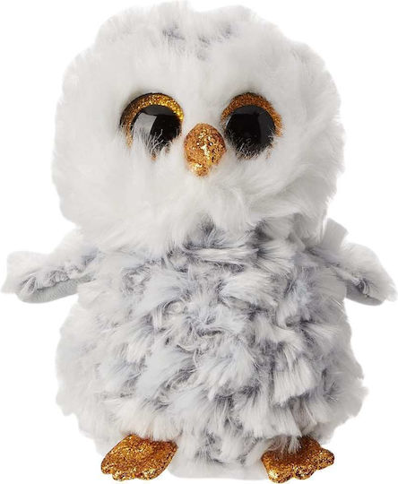 TY Plush Beanie Boos Owlette White Owl Reg for Ages 3+ 15 cm