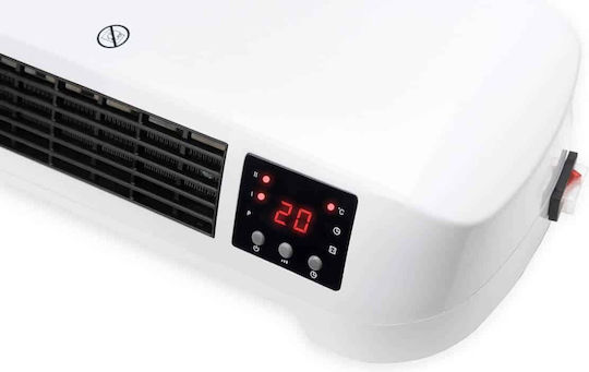 Eurom Keramisches Ventilatorenheizung Allgemeine Verwendung Wandmontiert Weiß 2000W