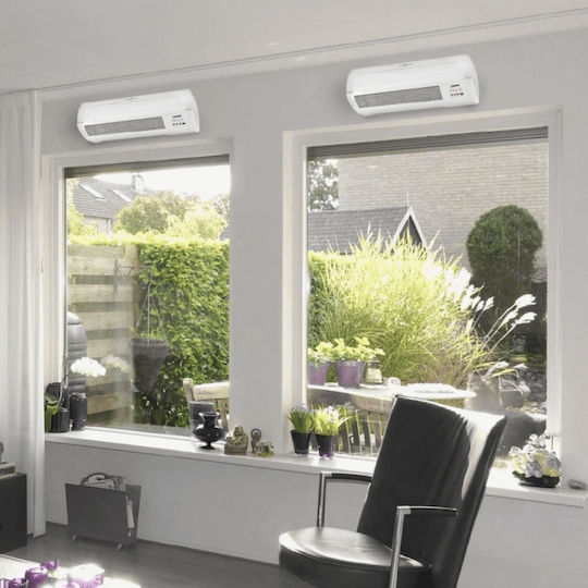 Eurom Keramisches Ventilatorenheizung Allgemeine Verwendung Wandmontiert Weiß 2000W