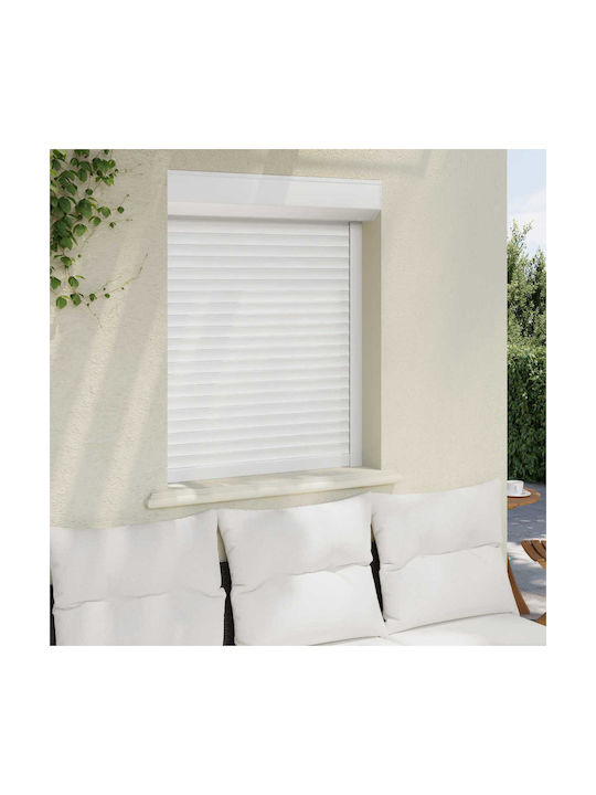 vidaXL Παντζούρι Ρολό Αλουμινίου Π80xΥ100cm
