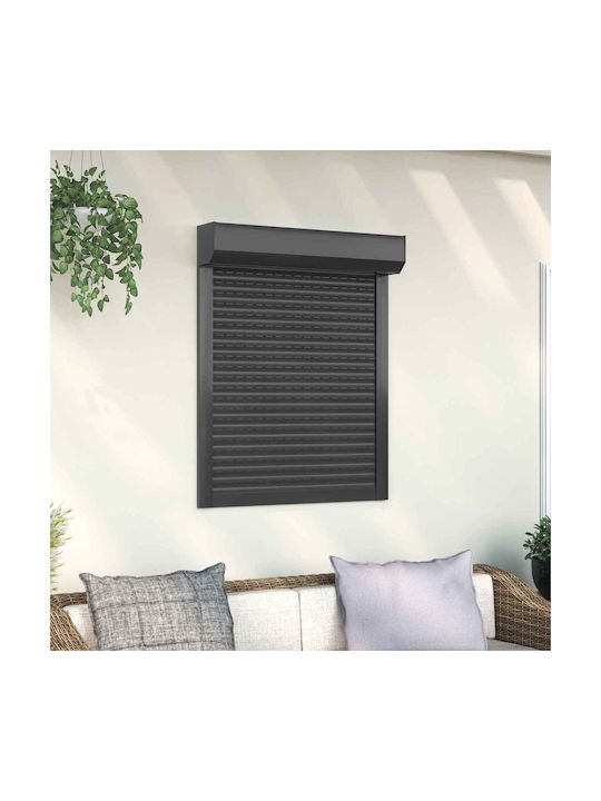 vidaXL Παντζούρι Ρολό Αλουμινίου Π80xΥ100cm
