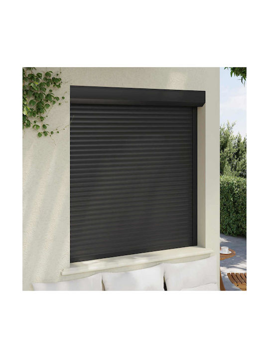 vidaXL Παντζούρι Ρολό Αλουμινίου Π130xΥ140cm