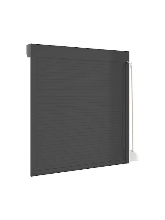 vidaXL Παντζούρι Ρολό Αλουμινίου Π130xΥ140cm