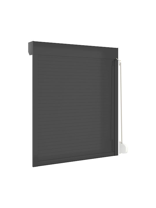 vidaXL Παντζούρι Ρολό Αλουμινίου Π110xΥ130cm