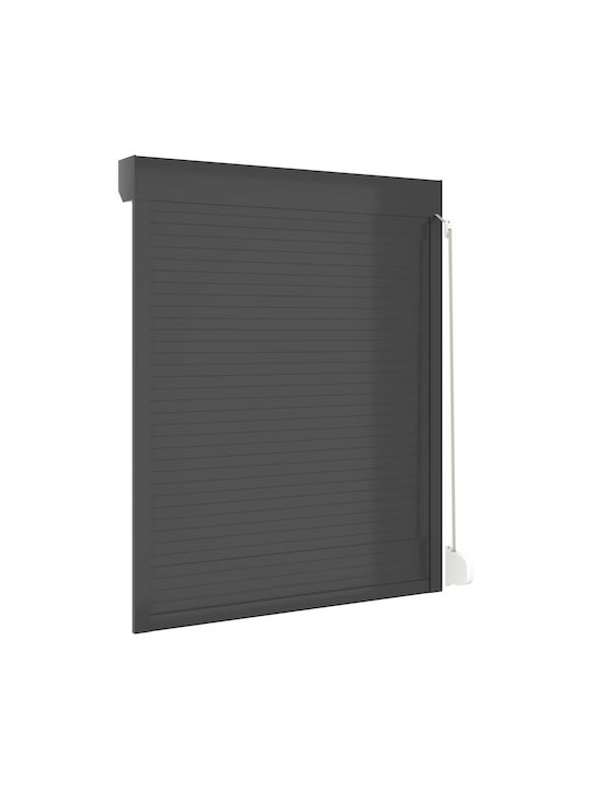 vidaXL Aluminum Roller Shutter W120xH150cm