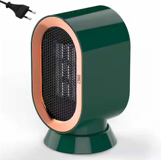 Fan Heater General Use Floor Standing Green 1200W