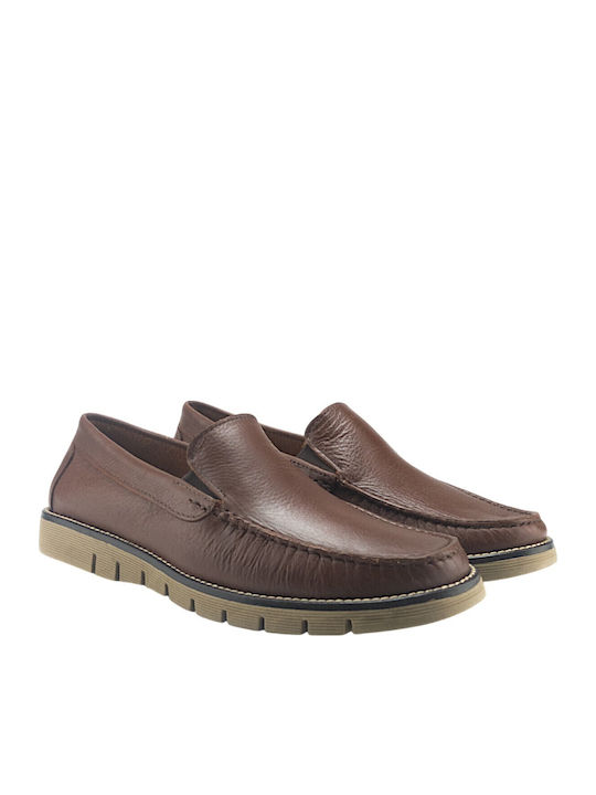 Men's Moccasins in Brown Colour
