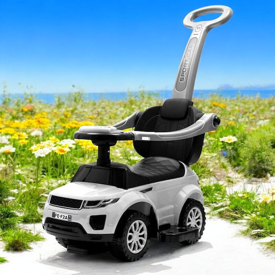 BabyMix Baby Ride On with Parental Handle for 36+ Months White
