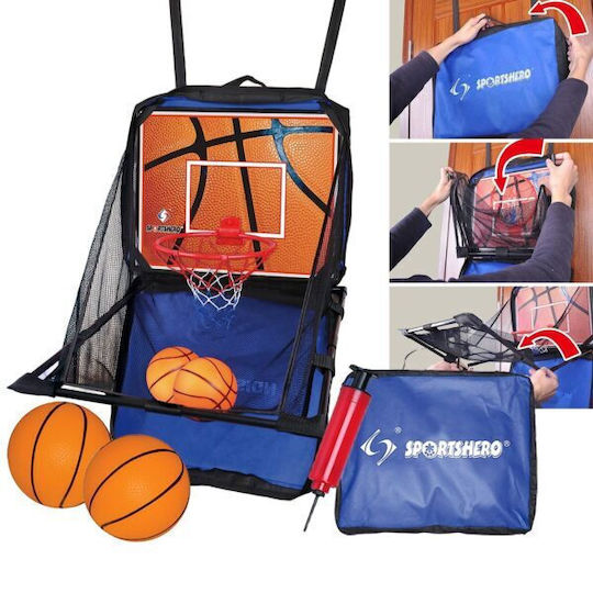 ToyMarkt Indoor & Outdoor Wall Mounted Basketball Hoop with Ball