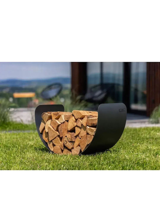 CookKing Turyn Inox Firewood Storage Shelf Black CookKing Turyn Inox Firewood Storage Shelf Black