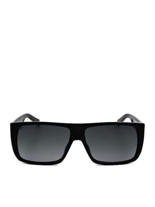 Marc Jacobs Icon Ochelari De Soare Pentru Bărbați Cu Ramă Neagră Din Plastic Și Lentile Gri Degrade