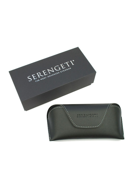 Serengeti Positano Men's Sunglasses with Brown Tartaruga Plastic Frame and Polarized Lens 8984