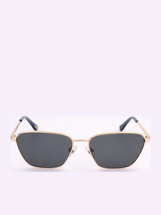 Skechers Men's Sunglasses with Silver Metal Frame and Blue Lens SE6272 5532D