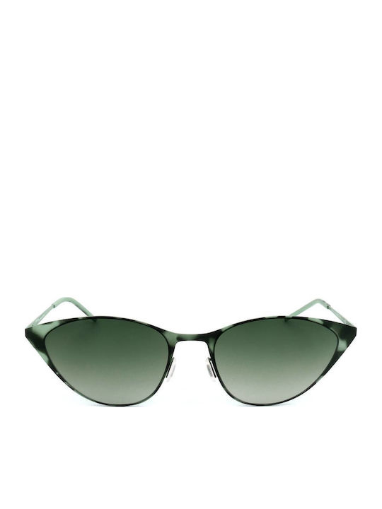 Italia Independent Damen Sonnenbrille mit Türkis Metall Gestell 0203.038.000