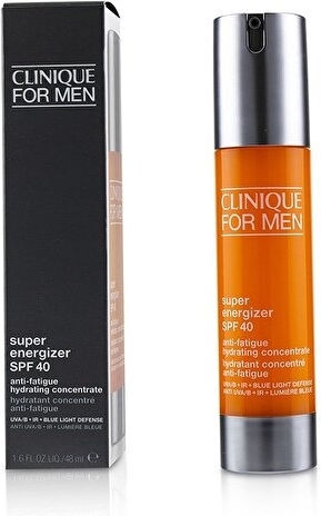 Clinique Super Energizer Ανδρικό Gel Προσώπου Ημέρας με SPF40 για Ενυδάτωση & Αντιγήρανση με Υαλουρονικό Οξύ & Βιταμίνη C 50ml