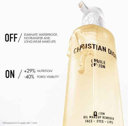 Dior L'Huile Off/On Oil Makeup Remover for Face Eyes & Lips 175ml