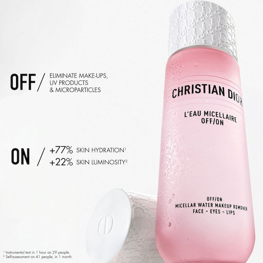 Dior L'eau Micellaire Off/On Micellar Water Αφαίρεσης Μακιγιάζ Προσώπου, Ματιών & Χειλιών 175ml