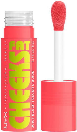 NYX Professional Makeup Liquid Blush Cheeks 5 Peach Plunge 8gr 8ml