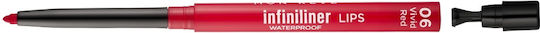 Mon Reve Infiniliner Gel Lip Pencil 06 Vivid Red