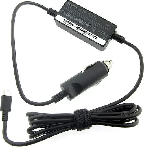 Lenovo Original 20v 3.25a 65w Usb-c Car Charger