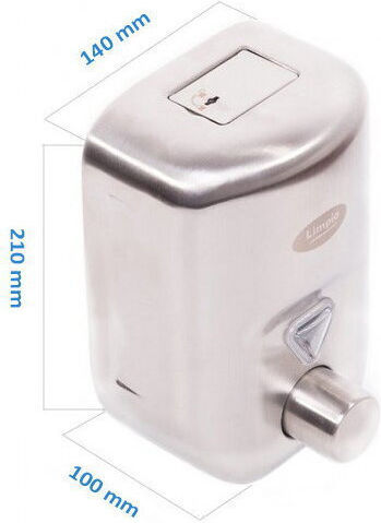 Dozator De Săpun Lichid Limpio Sd 180 1800 Ml Oțel Inoxidabil Lucios Multicolor