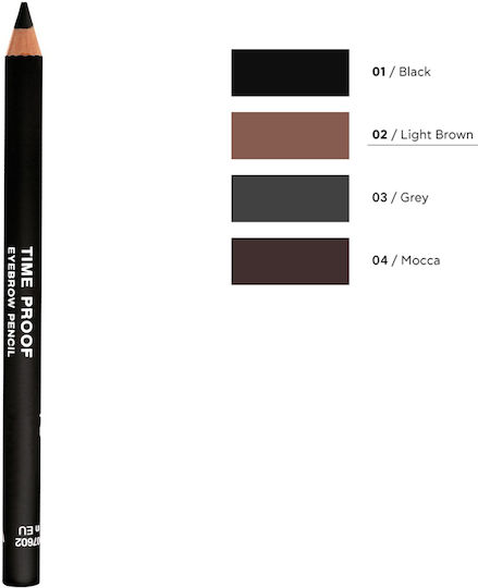 Radiant Time Proof Pencil for Eyebrows 02 Light Brown