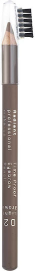 Radiant Time Proof Pencil for Eyebrows 02 Light Brown