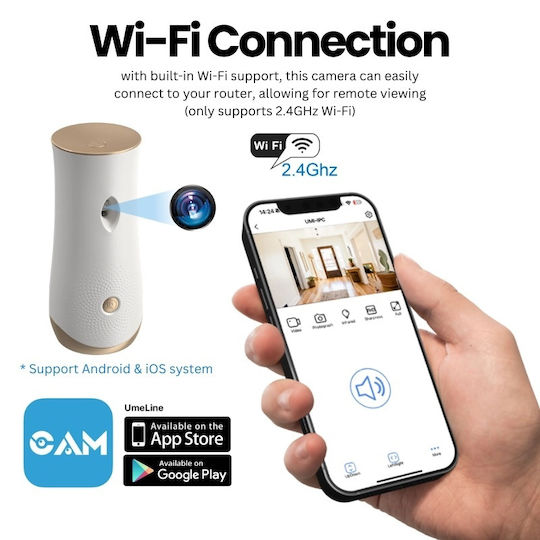 Cameră Ascunsă Aromatică Iuni Ip77 Wi-fi Full Hd 8gb Vizualizare Live Pe Telefon