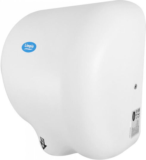 Limpio Uscător De Mâini Din Plastic Cu Senzor Alb 1.8kW HD88W