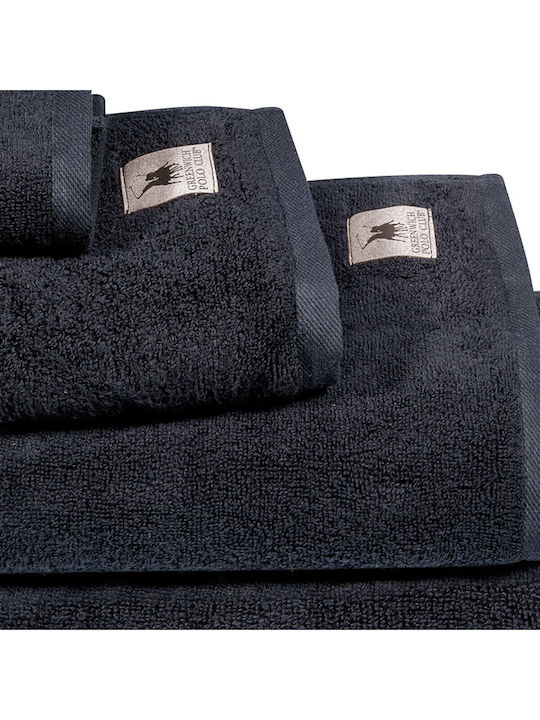 Greenwich Polo Club Hand Towel 3155 30x50cm Black Weight 460gr/m²