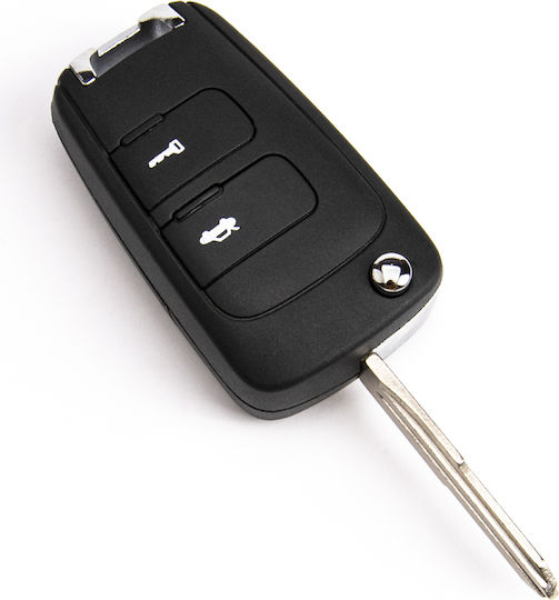 Carcasă Cheie Auto cu Lamă cu 2 Butoane pentru Chevrolet