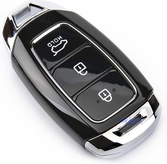 Autoschlüsselhülle mit Schlüsselblatt mit 3 Tasten für Hyundai