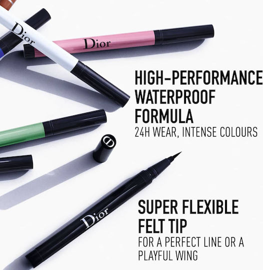 Dior Diorshow Waterproof Felt Tip Eye Liner Satin Black 0.55ml